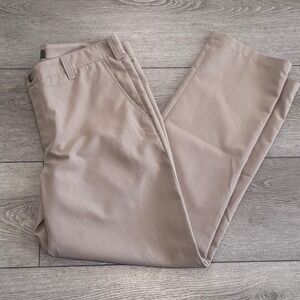 Bluffworks Original Relaxed Fit Pants Mens 34x32 Khaki Tan Travel Chinos NYC